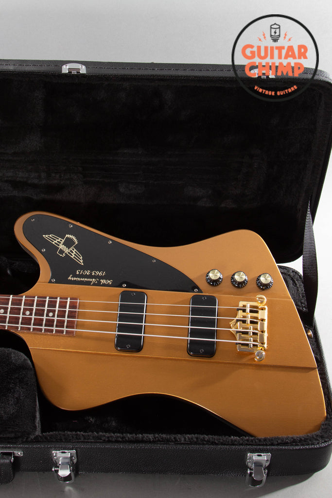 2013 Gibson 50th Anniversary Thunderbird Bullion Gold