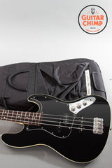 2006 Fender Aerodyne Jazz Bass Black w/ Matching Headstock – Japan