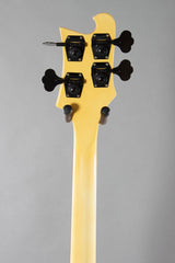 1986 Rickenbacker 4003 BT White with Black Trim and Hardware