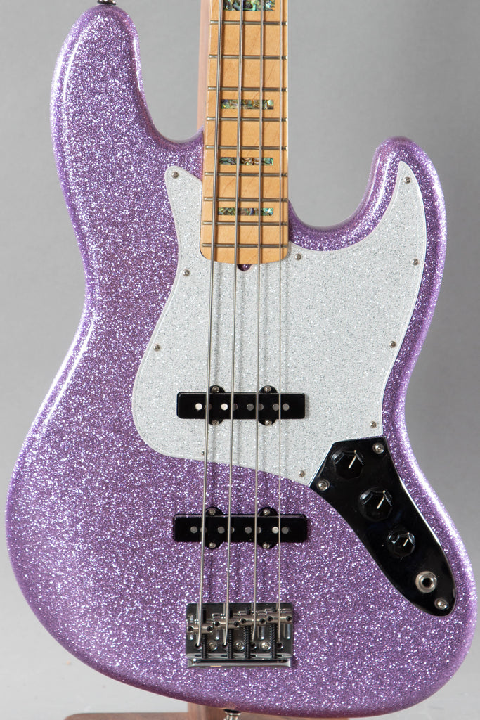 2017 Fender Limited Edition Adam Clayton Jazz Bass Purple Sparkle
