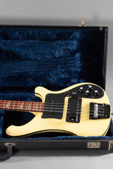 1986 Rickenbacker 4003 BT White with Black Trim and Hardware