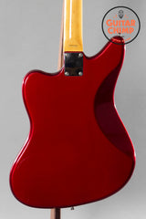 2006 Fender Japan Jaguar JG66-93 Old Candy Apple Red Matching Head-stock