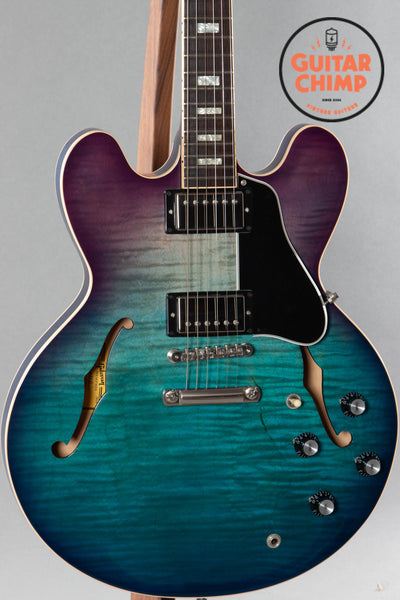 ギター Gibson ES-335 Figured Blueberry Burst Gibson ES-339 Figured Semi-Hollow Electric Guitar Blueberry