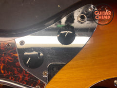 2002 Fender Japan Jaguar JG66B ’66 Reissue 3-Tone Sunburst Block Inlays | Very Good Condition