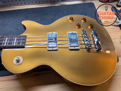 2012 Gibson Les Paul Standard Bass Goldtop - Oversized Body - Original Case