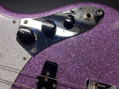 2017 Fender Limited Edition Adam Clayton Jazz Bass Purple Sparkle