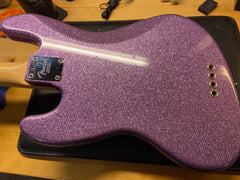 2017 Fender Limited Edition Adam Clayton Jazz Bass Purple Sparkle
