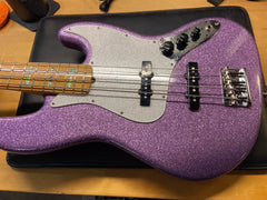 2017 Fender Limited Edition Adam Clayton Jazz Bass Purple Sparkle