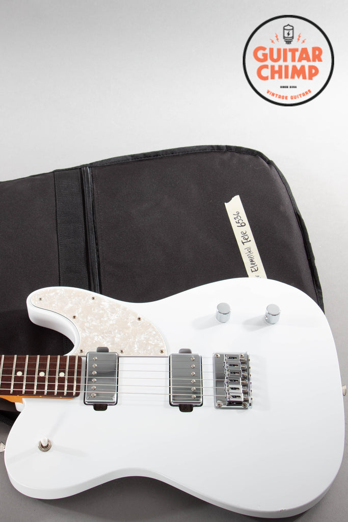 2022 Fender MIJ Elemental Telecaster HH Nimbus White w/ Gig Bag – Coil Split, Japan
