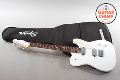 2022 Fender MIJ Elemental Telecaster HH Nimbus White w/ Gig Bag – Coil Split, Japan