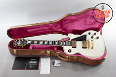 2014 Gibson Custom Shop Les Paul Custom Alpine White w/ OHSC & COA