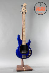 2019 Ernie Ball Music Man Stingray Short Scale Bass Black Ultramarine Blue