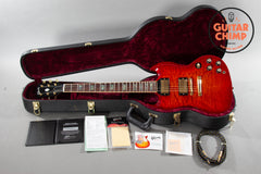 2008 Gibson Custom Shop SG Elegant Quilt Top Fire Mist
