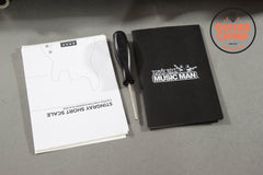 2019 Ernie Ball Music Man Stingray Short Scale Bass Black Ultramarine Blue