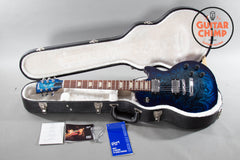 2011 Gibson Les Paul Studio Flood Blue Swirl