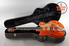 2003 Gretsch G6120DC Nashville Double Cutaway Orange w/ Bigsby & OHSC