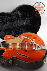 2003 Gretsch G6120DC Nashville Double Cutaway Orange w/ Bigsby & OHSC