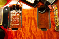 2008 Gibson Custom Shop SG Elegant Quilt Top Fire Mist