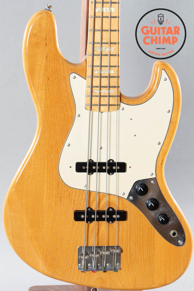 1993 Fender Japan JB75-90 '75 Reissue Jazz Bass Natural | Guitar 