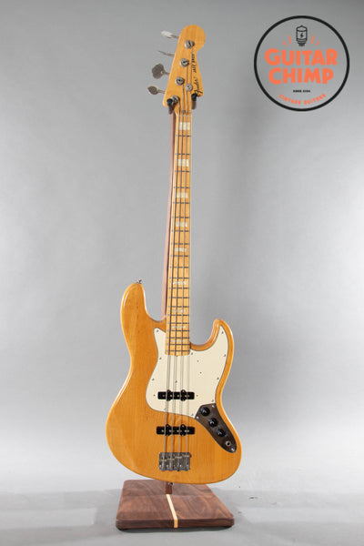 1993 Fender Japan JB75-90 '75 Reissue Jazz Bass Natural | Guitar 