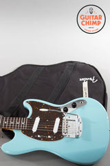 2010 Fender Japan MG69 Mustang ’69 Reissue Sonic Blue w/ Gig Bag – Near Mint