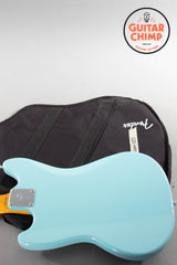 2010 Fender Japan MG69 Mustang ’69 Reissue Sonic Blue w/ Gig Bag – Near Mint