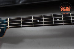 2004 Fender CIJ Aerodyne AJB-80M/DJ Jazz Bass – Gun Metal Blue, Rare 32" Scale