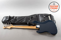 2004 Fender CIJ Aerodyne AJB-80M/DJ Jazz Bass – Gun Metal Blue, Rare 32" Scale