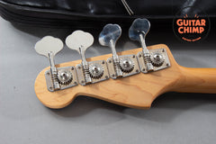 2004 Fender CIJ Aerodyne AJB-80M/DJ Jazz Bass – Gun Metal Blue, Rare 32" Scale