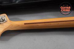 2004 Fender CIJ Aerodyne AJB-80M/DJ Jazz Bass – Gun Metal Blue, Rare 32" Scale