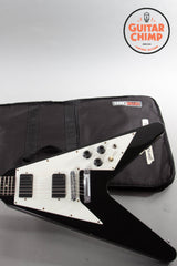 1995 Gibson Flying V ’67 Reissue Ebony w/ EMG 85/81 – Player-Grade Mod
