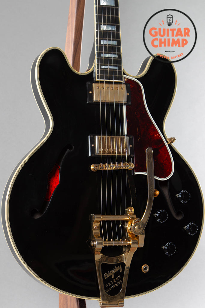 2015 Gibson Memphis ES-355 with Factory Bigsby Black