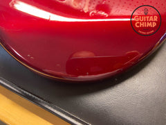 2006 Fender Japan Jaguar JG66-93 Old Candy Apple Red Matching Head-stock