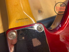 2006 Fender Japan Jaguar JG66-93 Old Candy Apple Red Matching Head-stock