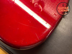 2006 Fender Japan Jaguar JG66-93 Old Candy Apple Red Matching Head-stock