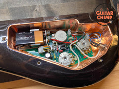 2017 Spector USA NS-5XL 5-String Bass – Black Quilt, EMG/HAZ 9V, w/ OHSC