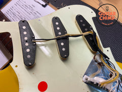 2004 Fender Japan ST62-70TX ’62 Stratocaster – Rebel Yellow, Texas Specials, MIJ, w/ Case