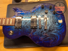2011 Gibson Les Paul Studio Flood Blue Swirl