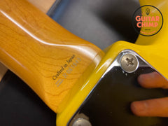 2004 Fender Japan ST62-70TX ’62 Stratocaster – Rebel Yellow, Texas Specials, MIJ, w/ Case