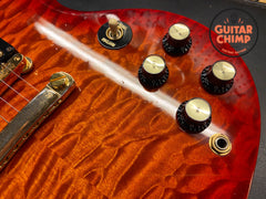 2008 Gibson Custom Shop SG Elegant Quilt Top Fire Mist