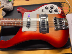 2002 Rickenbacker 4003S/8 8-String Bass – Fireglo, Rare Model, All Original, w/ OHSC
