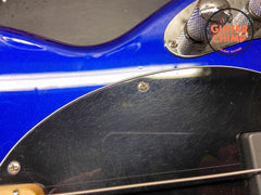 2019 Ernie Ball Music Man Stingray Short Scale Bass Black Ultramarine Blue