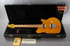 1993 Ernie Ball Music Man EVH Eddie Van Halen Hardtail Trans Gold Quilt