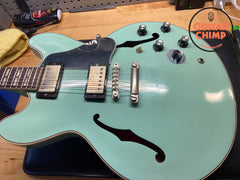 2016 Gibson Memphis ES-345 ’64 Reissue – Sea Foam Green, MHS Pickups, Varitone, w/ OHSC & COA