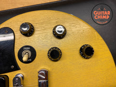 2005 Gibson Les Paul Junior Special – Faded Worn Yellow, P-90s, Heel Repair, w/ Gig Bag