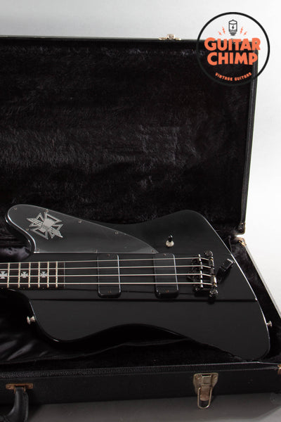 Gibson USA サンダーバード Bass ブラック 2001 Gibson Blackbird Nikki Sixx Thunderbird Bass – Matte Black