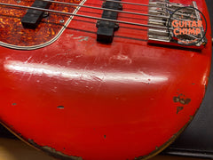 1965 Fender Jazz Bass – Dakota Red w/ Matching Headstock, Original Pickups, OHSC