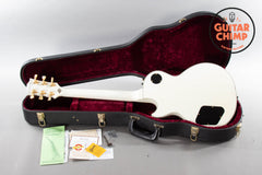 2007 Gibson Custom Shop Les Paul Custom Alpine White – Ebony Board, Original Case