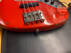 1965 Fender Jazz Bass – Dakota Red w/ Matching Headstock, Original Pickups, OHSC