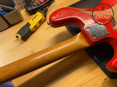 1965 Fender Jazz Bass – Dakota Red w/ Matching Headstock, Original Pickups, OHSC